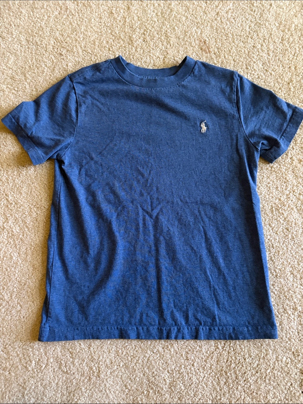 Polo by Ralph Lauren Boys Short Sleeve Tee - Navy Blue with White Pony